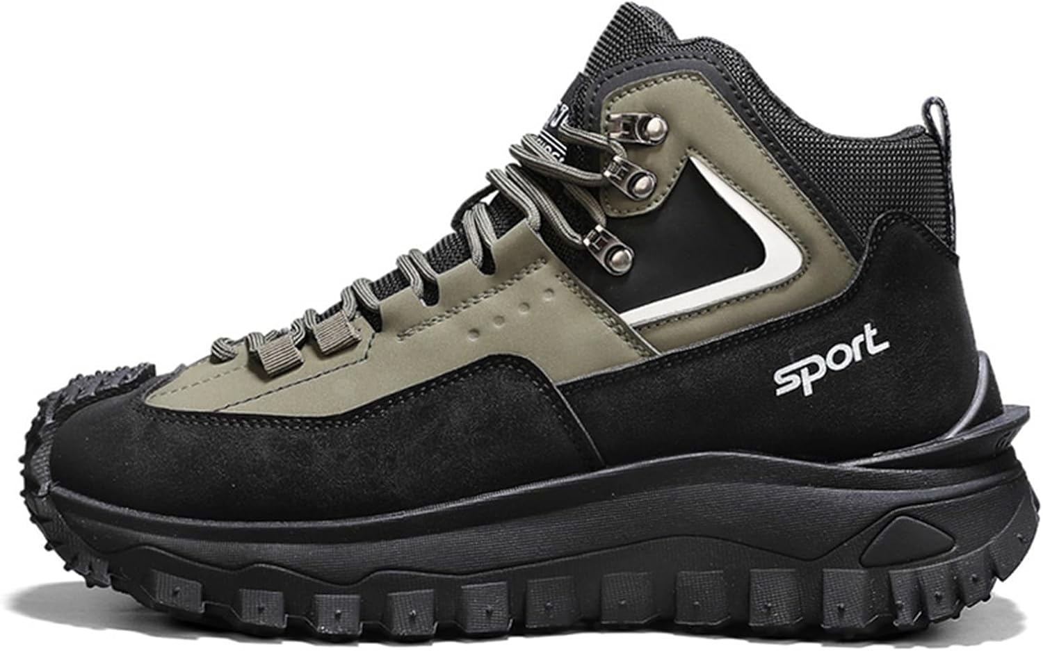 

Мужская обувь The First Young, рабочие ортопедические походные ботинки The First Young со стальным носком Generic, зеленый