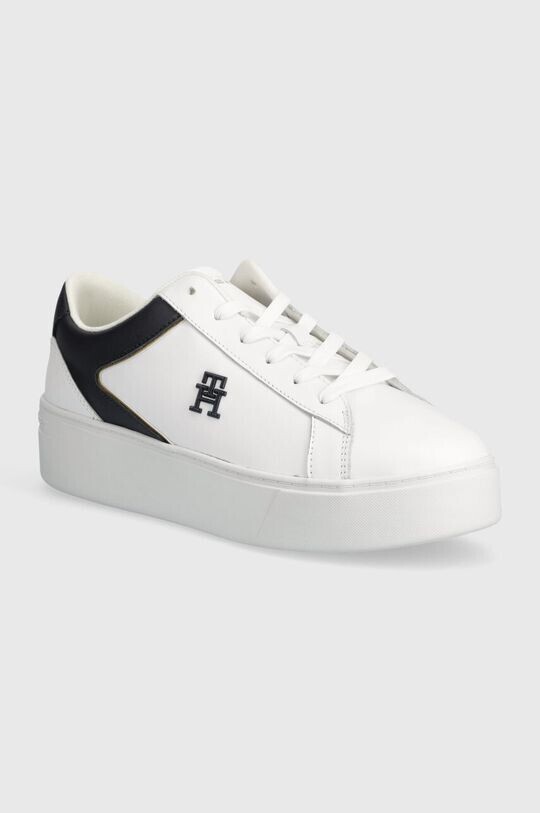 

Кожаные кроссовки Tommy Hilfiger, белый