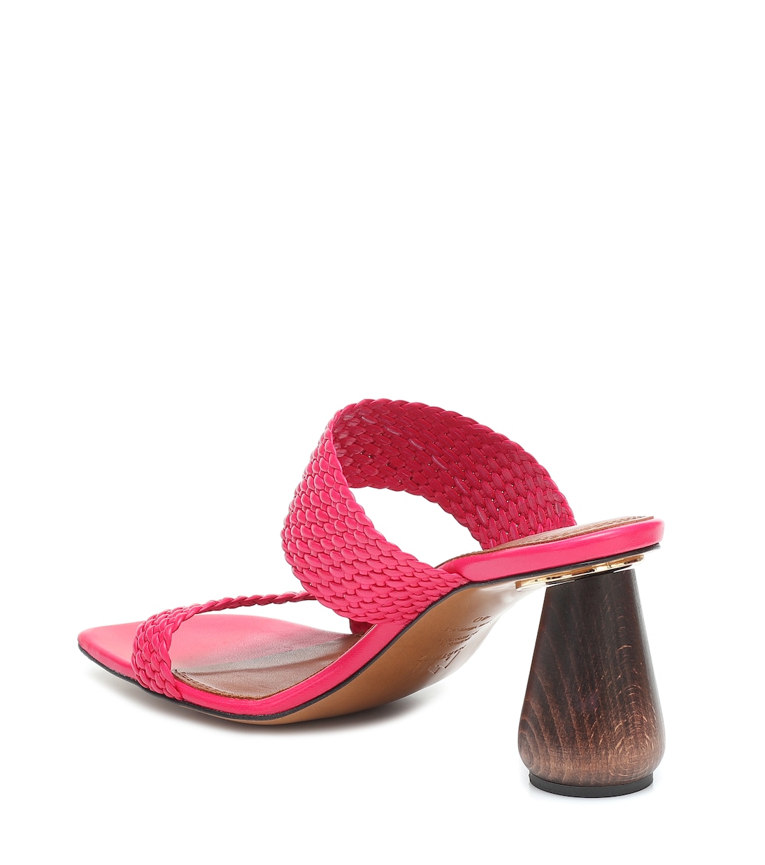 Сандалии из кожи Limon 80 Souliers Martinez, Hot Pink — фото 3