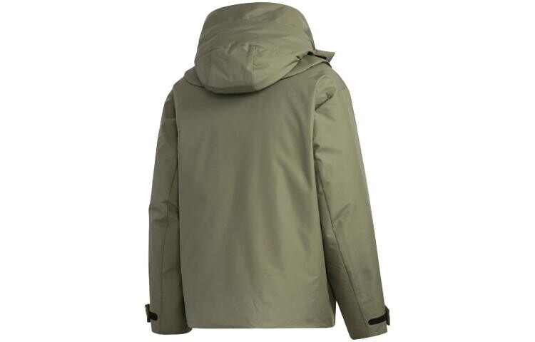 Пуховик Adidas Originals Premium Jkt 2, зеленый — фото 2