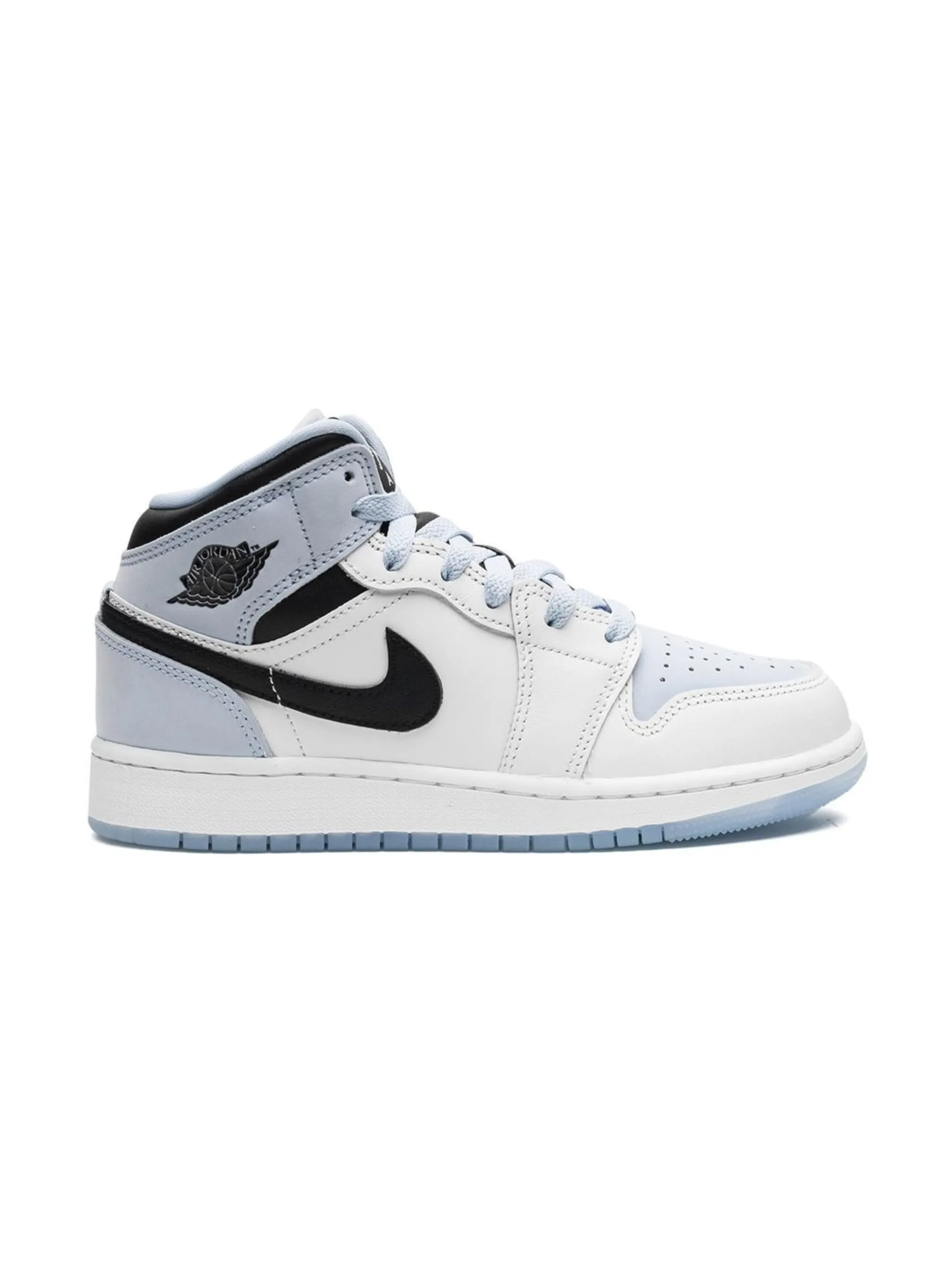 Кроссовки Air Jordan 1 Mid SE Jordan Kids, белый — фото 2