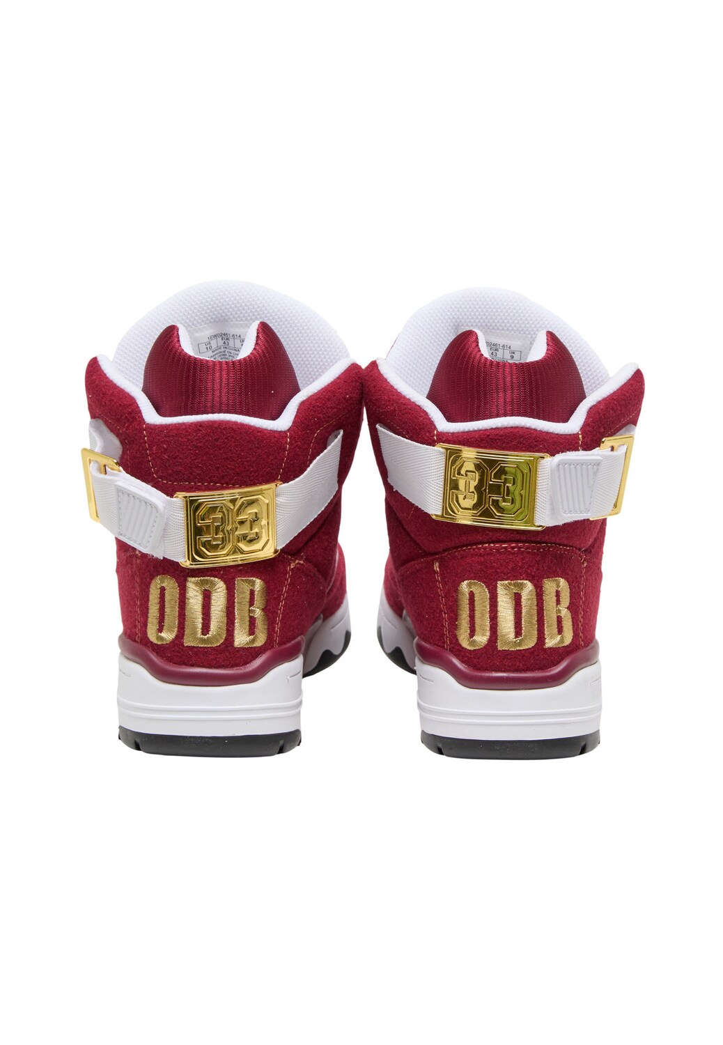 Ewing Высокие кроссовки '33 HI x ODB' в бордовом цвете — фото 4