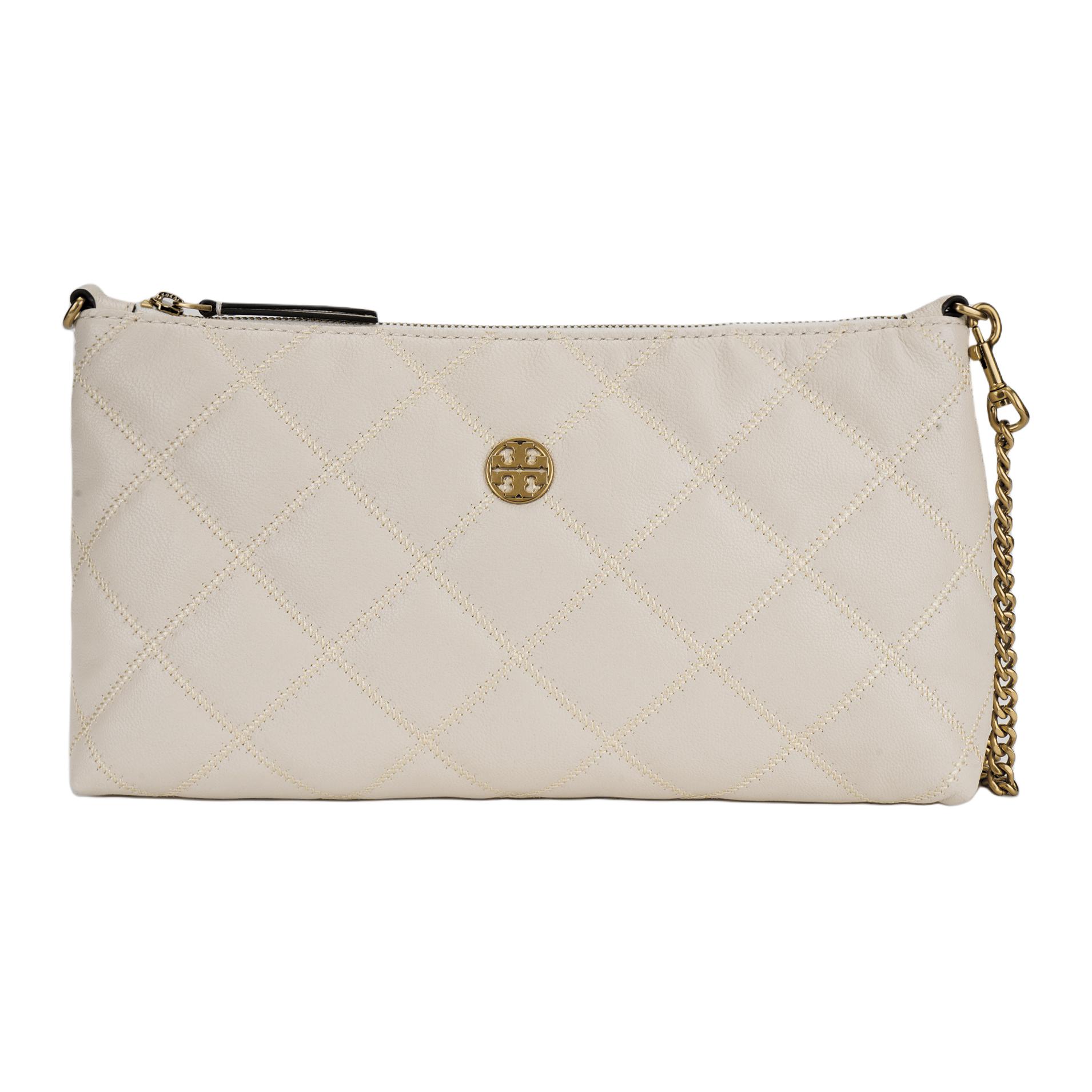 

TORY BURCH Женская белая сумка через плечо из искусственной кожи