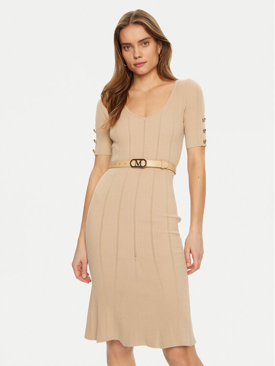 

Трикотажное платье обычного кроя 5RGK07 5810Z Marciano Guess, бежевый