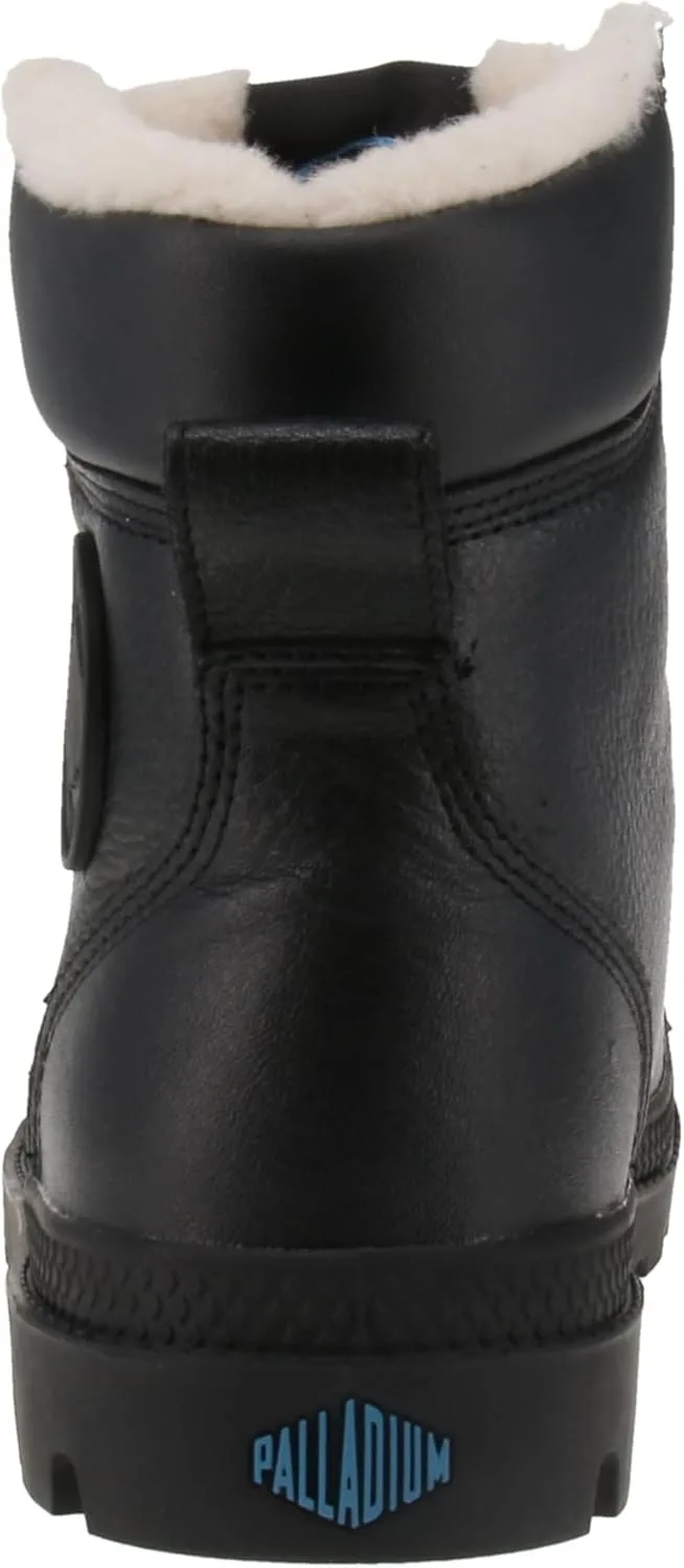 Классические водонепроницаемые унисекс ботинки Palladium Pampa Sport из коровьей кожи, черный — фото 4
