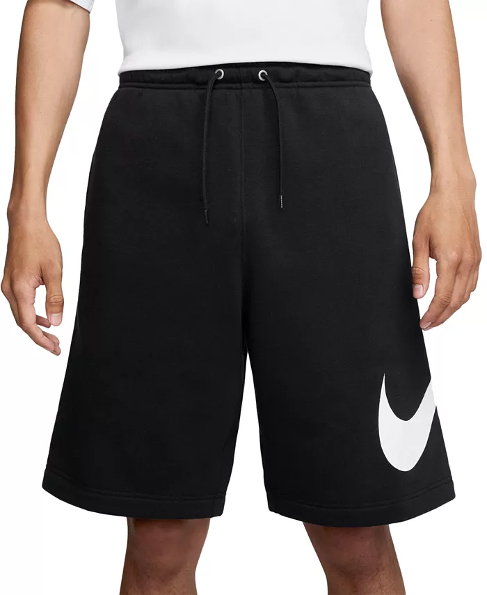 

Клубные мужские шорты из начесаного флиса Nike, черный