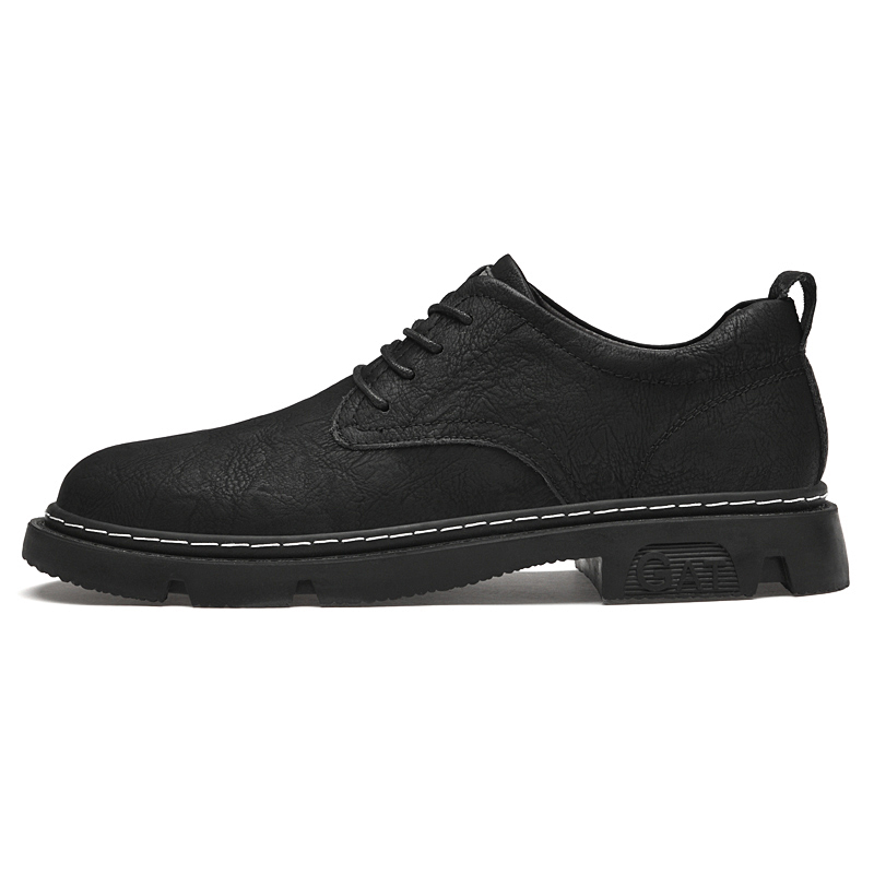 Mulinsen Мужские повседневные кроссовки низкие черные и хаки хаки, цвет Khaki[Leather Shoe Size: Athletic Shoes 41 = Size 40 in This Model] — фото 3