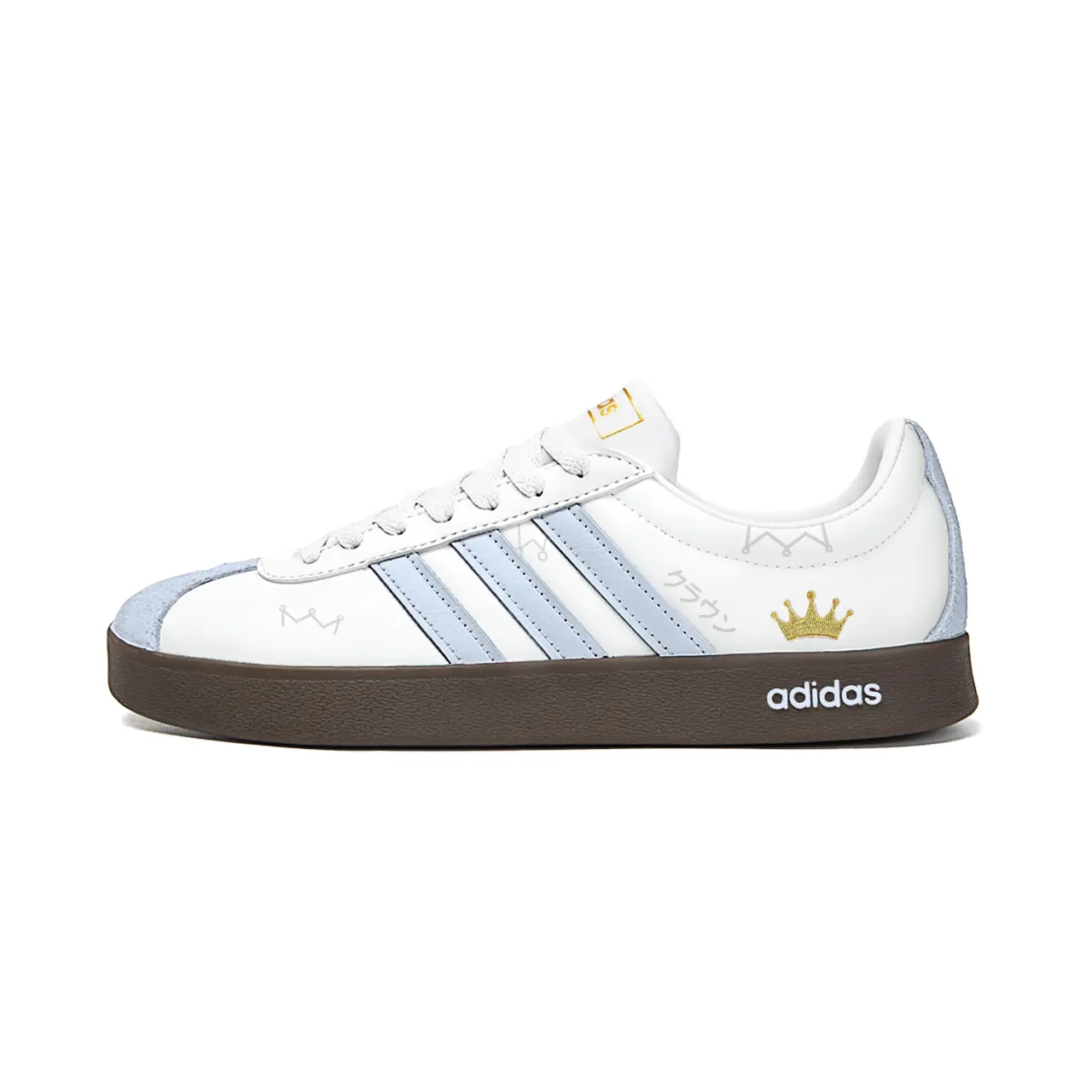

Adidas ВЛ Корт 2.0 скейтерские кроссовки унисекс низкие бело-голубые, цвет White Blue