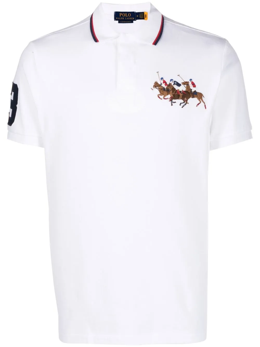 

Рубашка поло Triple-Pony POLO RALPH LAUREN, белый