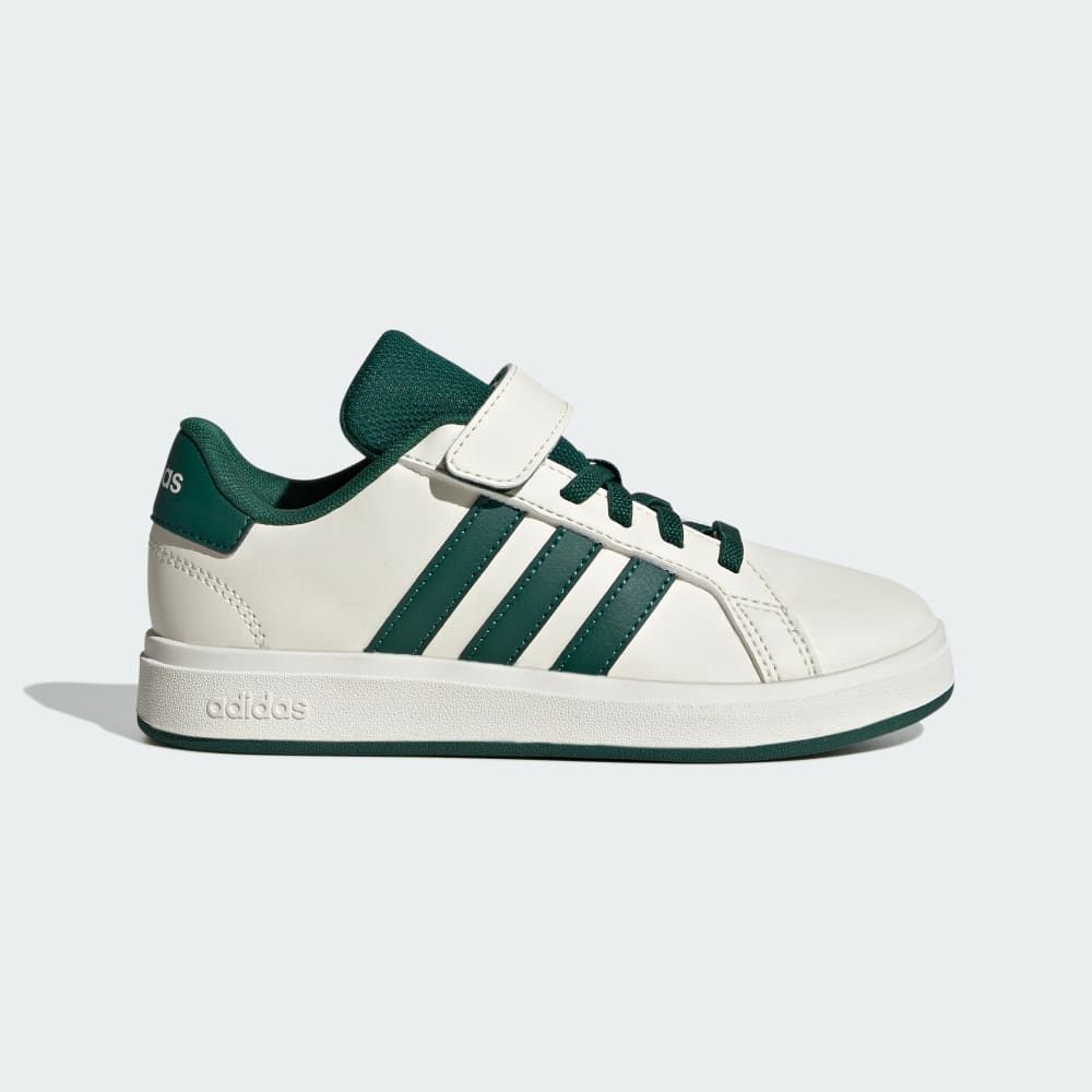 

Кроссовки Adidas Grand Court 2.0 Shoes Kids, цвет Off White/Collegiate Green/Core Black
