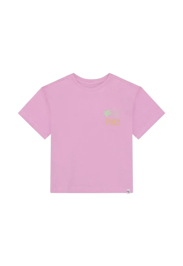 Футболка с принтом на спине Noppies, Pastel Lavender