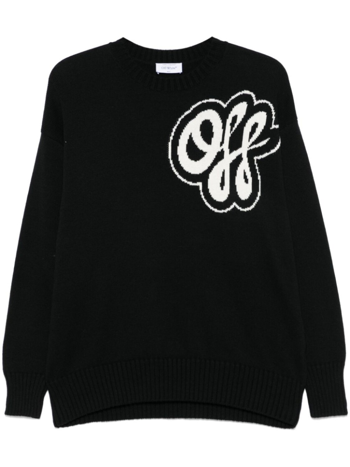 

Свитер Hand-Drawn Script Off-White, черный
