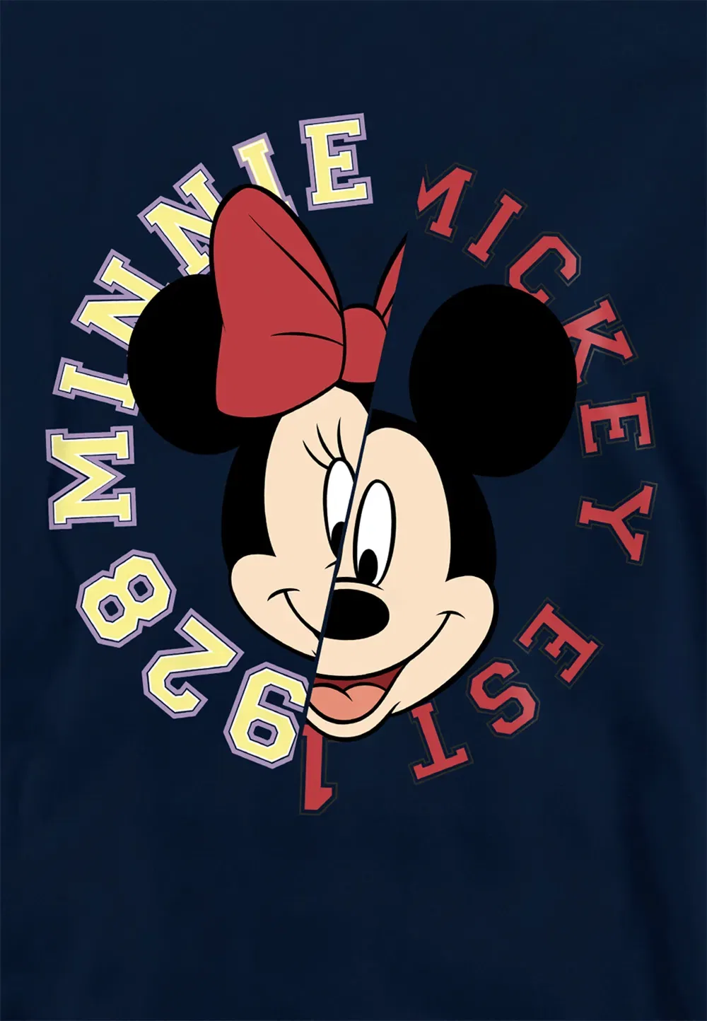 Детская толстовка Disney Collegiate темно-синий, темно-синий — фото 2