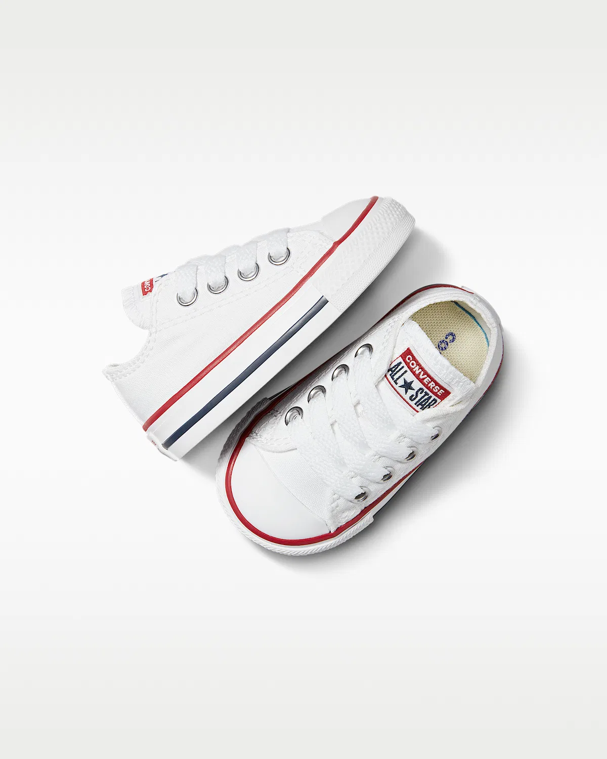 Детские кроссовки Converse Chuck Taylor All Star Low Top, White — фото 4