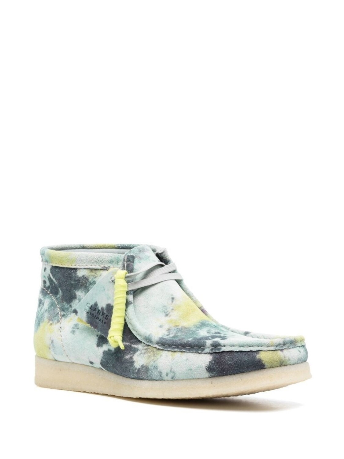 

Ботинки с графичным принтом Clarks Originals, синий