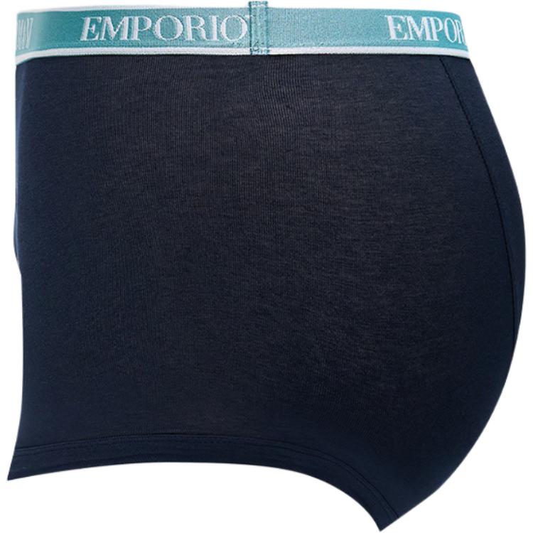 EMPORIO ARMANI Мужские трусы 3 шт, темно-синие — фото 4
