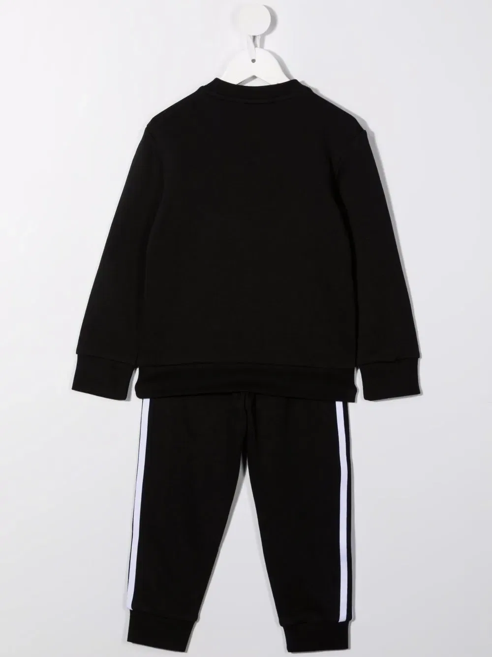 Спортивный костюм с логотипом Adidas Kids, черный — фото 2
