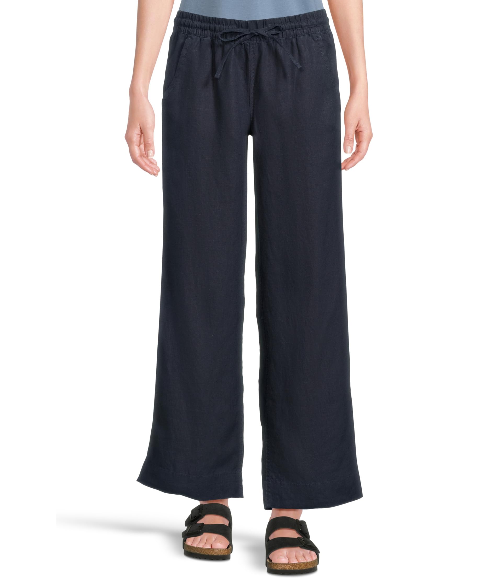 

Брюки L.L.Bean Premium Linen Breezy Striped Pull-On Pants, цвет Classic Navy 1