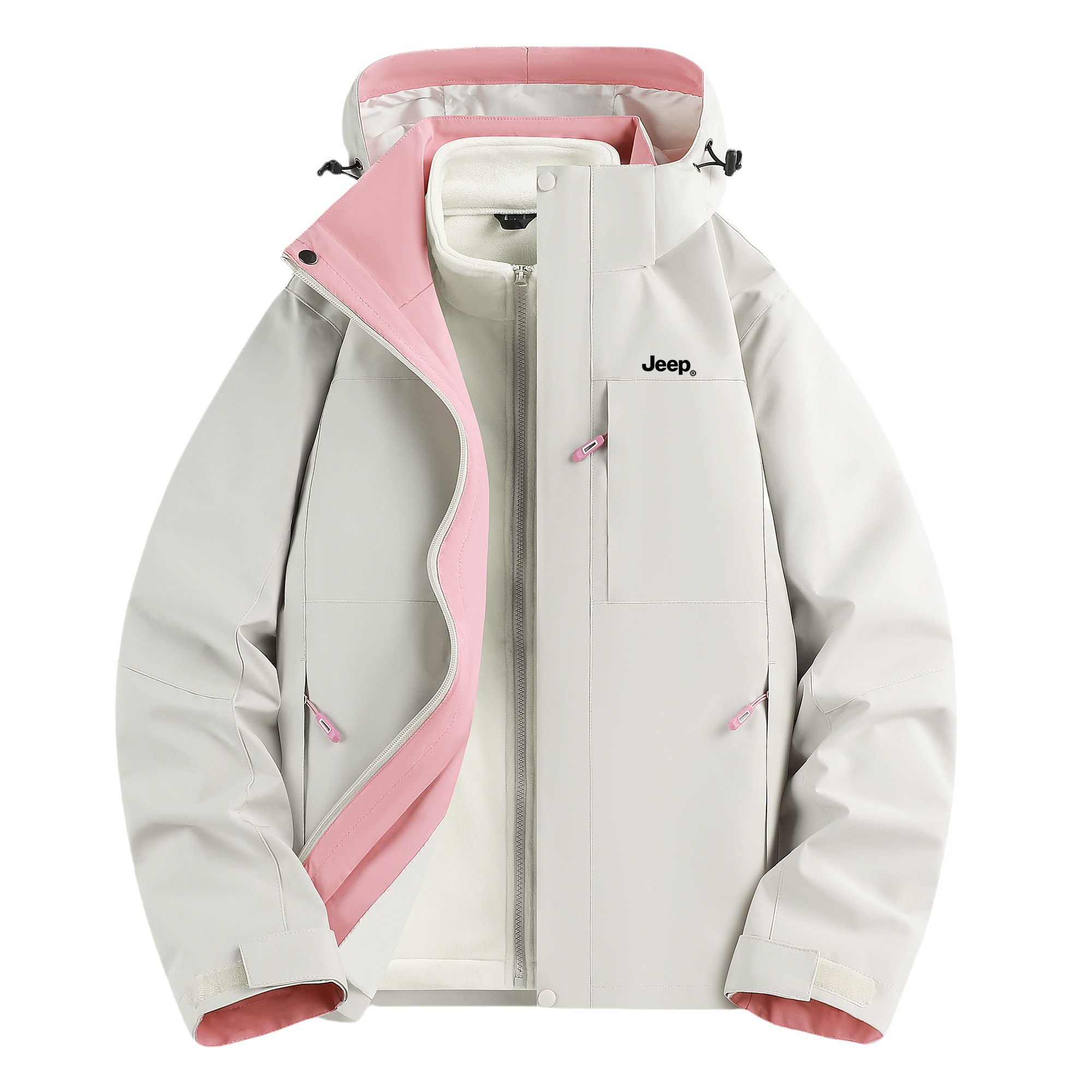 

Jeep Ветровка для активного отдыха, Women's Coral Pink (3-in-1)