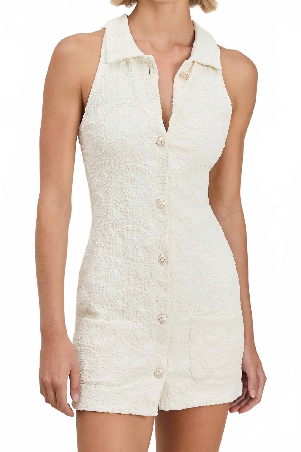 

Коллинз Платье в кокосовом завитке Devon Windsor, Coconut Swirl