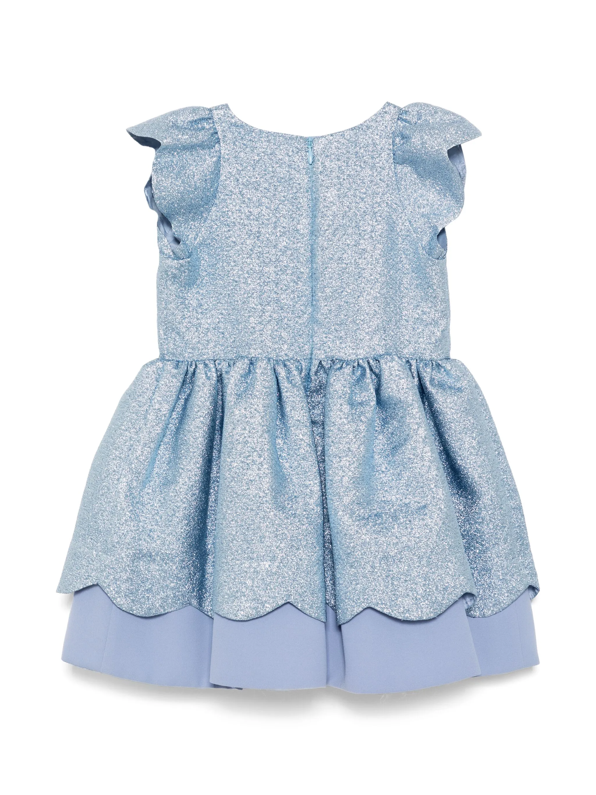 

Платье-боди с фестонами Hucklebones London, синий