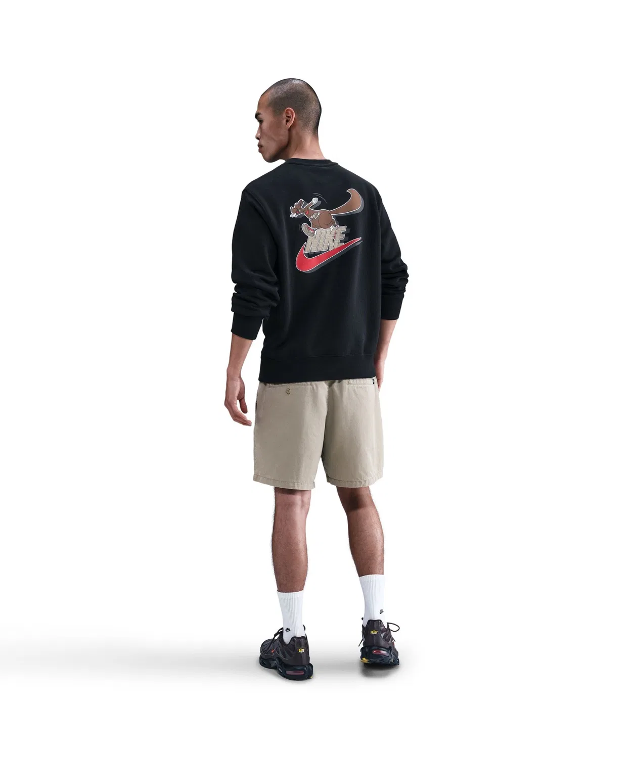 Свитшот Nike M Club BB Crew Neo Varsity серый — фото 4