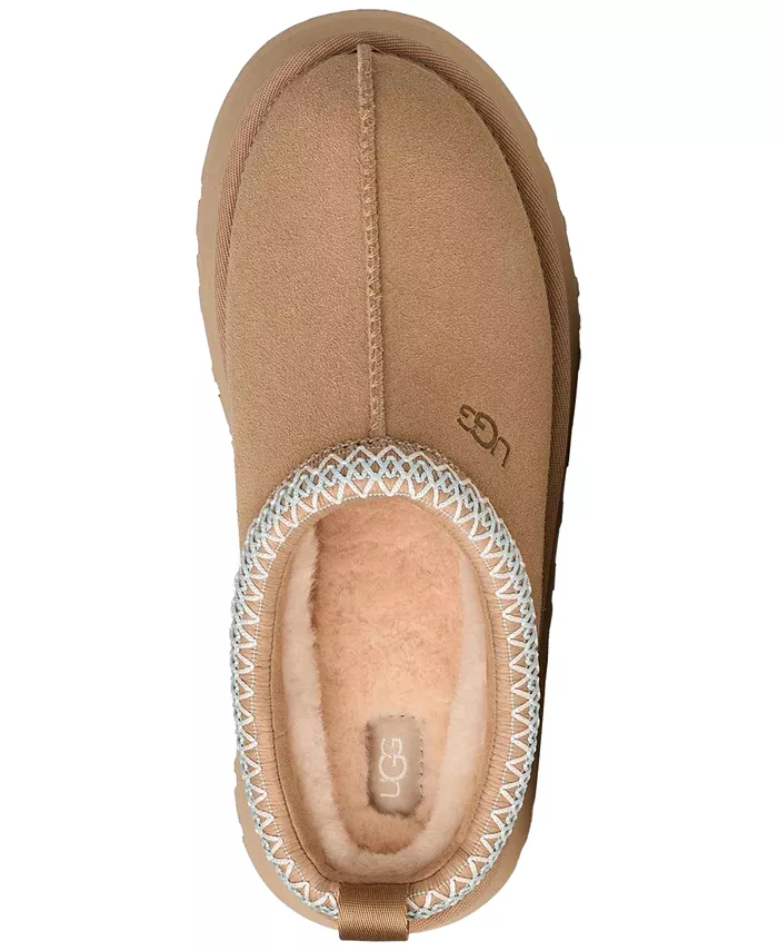 Женские тапочки UGG Tazz II на платформе UGG, коричневый/бежевый — фото 4