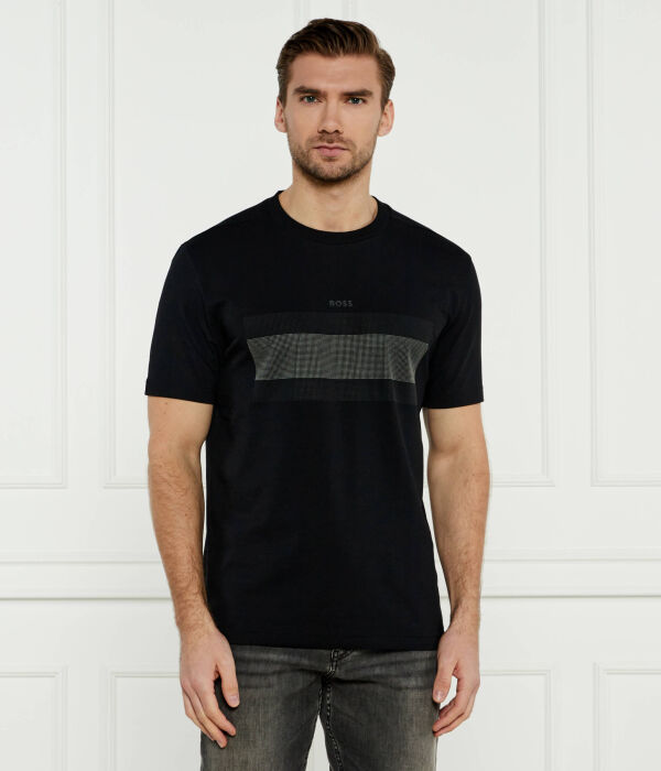 

Футболка Boss Green Regular Fit с логотипом, черный