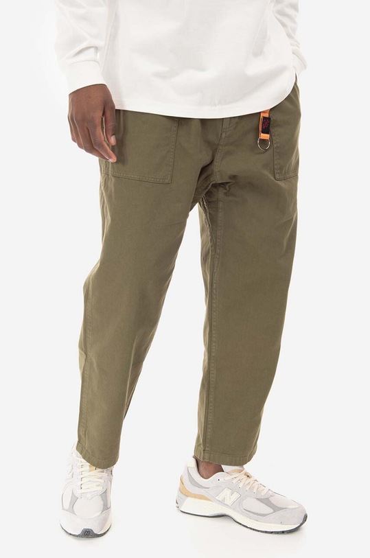 

Хлопковые брюки Loose Tapered Pant Gramicci, зеленый