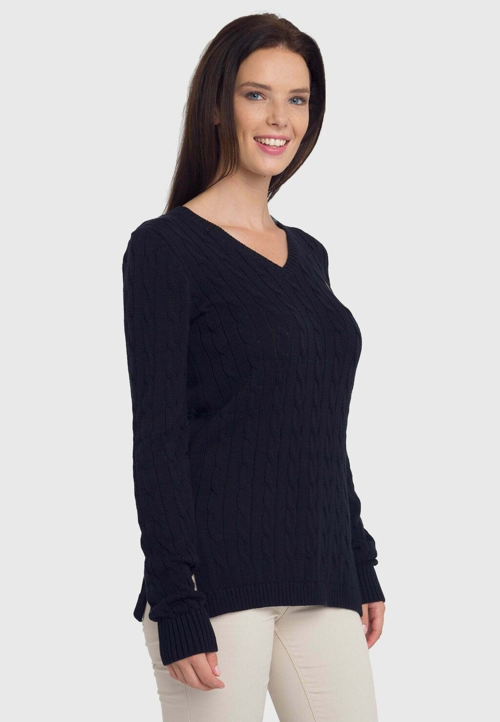 

Вязаный джемпер REGULAR FIT HAIR Jacey Quinn, цвет navy