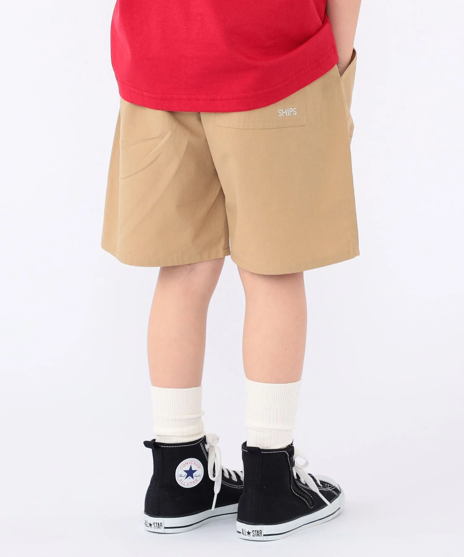 Детские шорты из хлопка SHIPS KIDS 100-130cm красные — фото 4