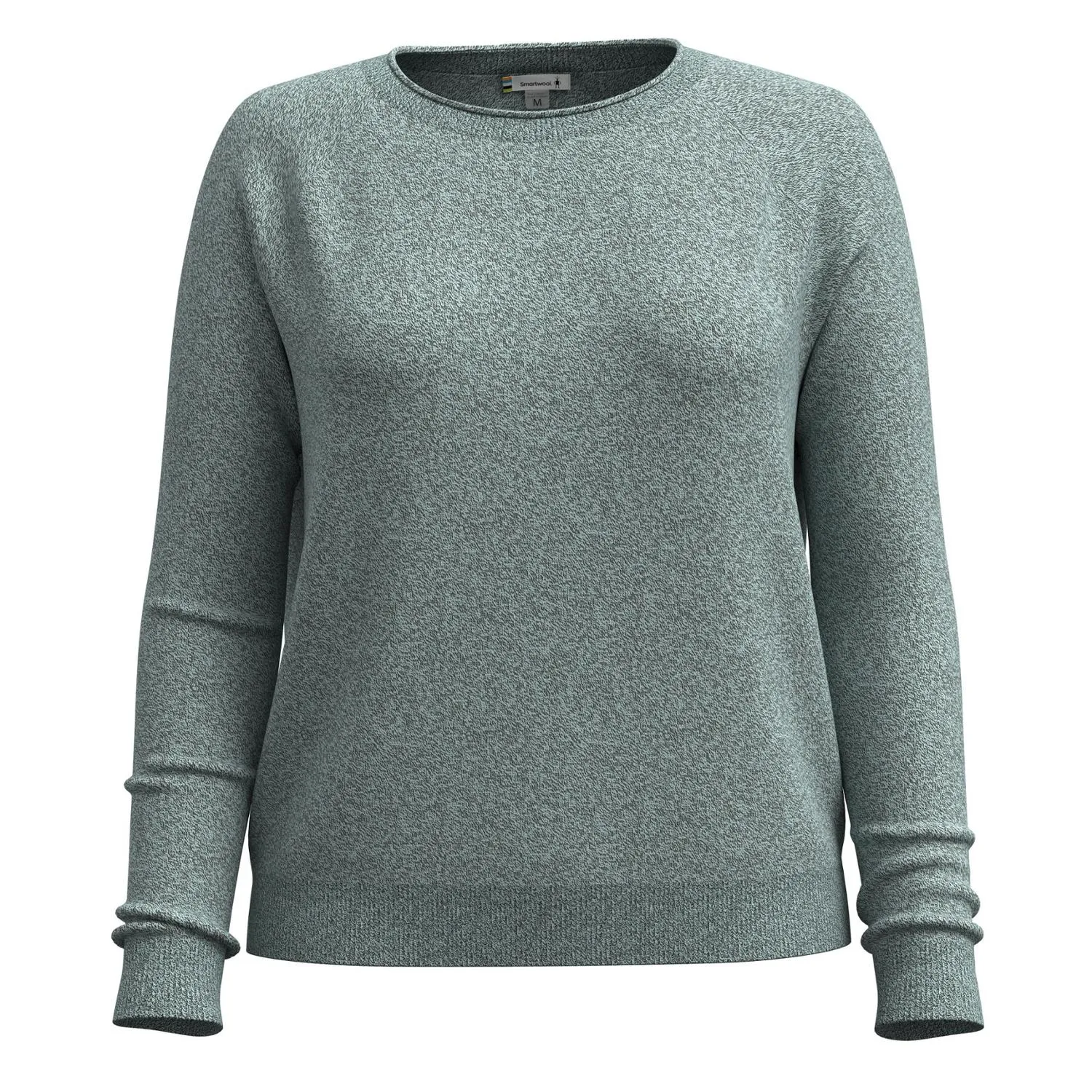 

Свитер с цветными блоками Edgewood - для женщин Smartwool, Woods Heather/Aqua Heather