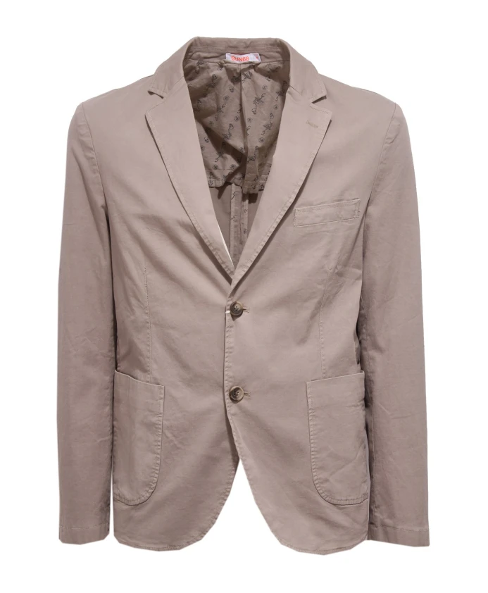 

Хлопковая куртка серого цвета "голубиный" jk105 Sun68, коричневый