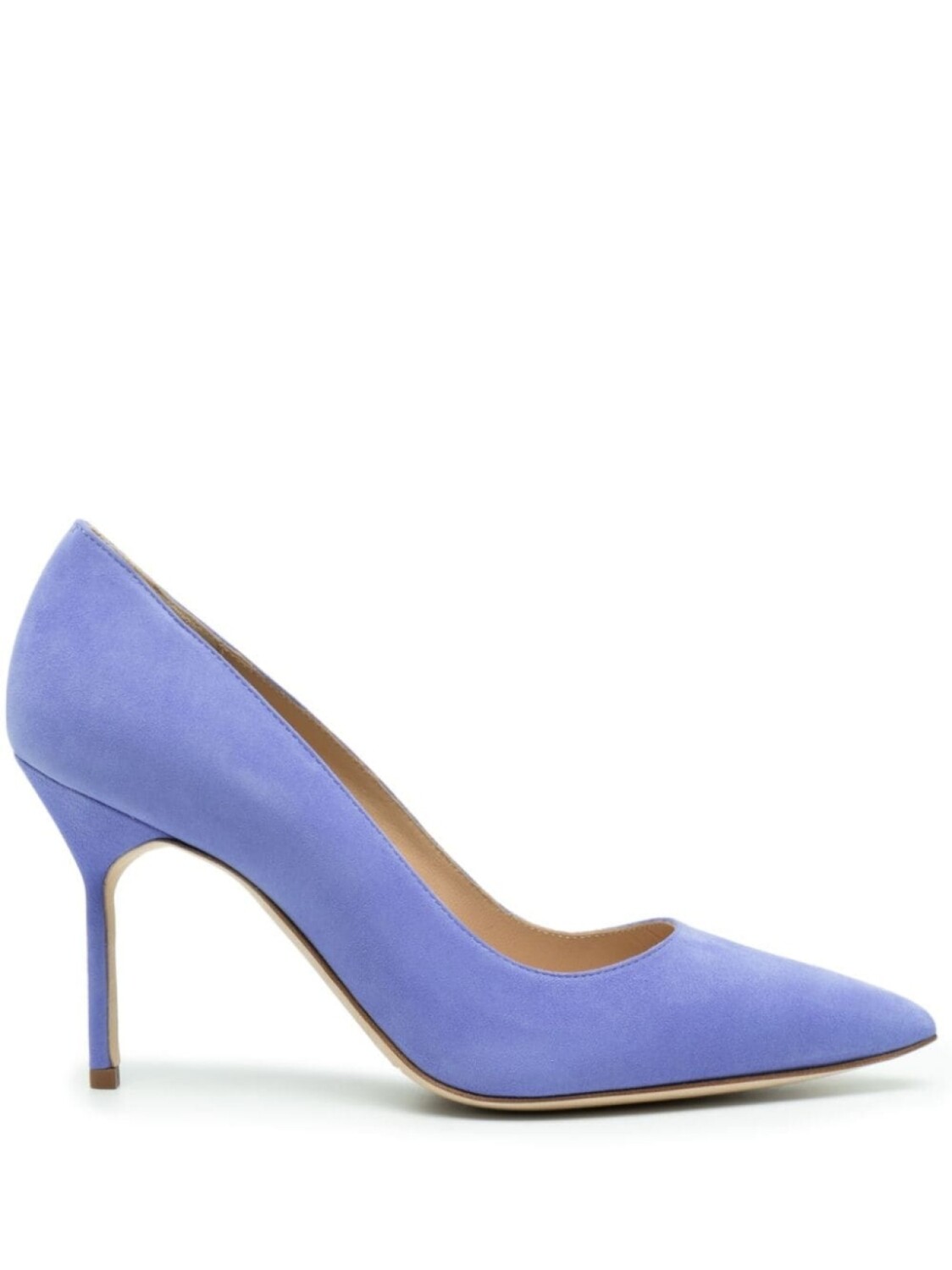 

Manolo Blahnik BB 90mm suede pumps, синий