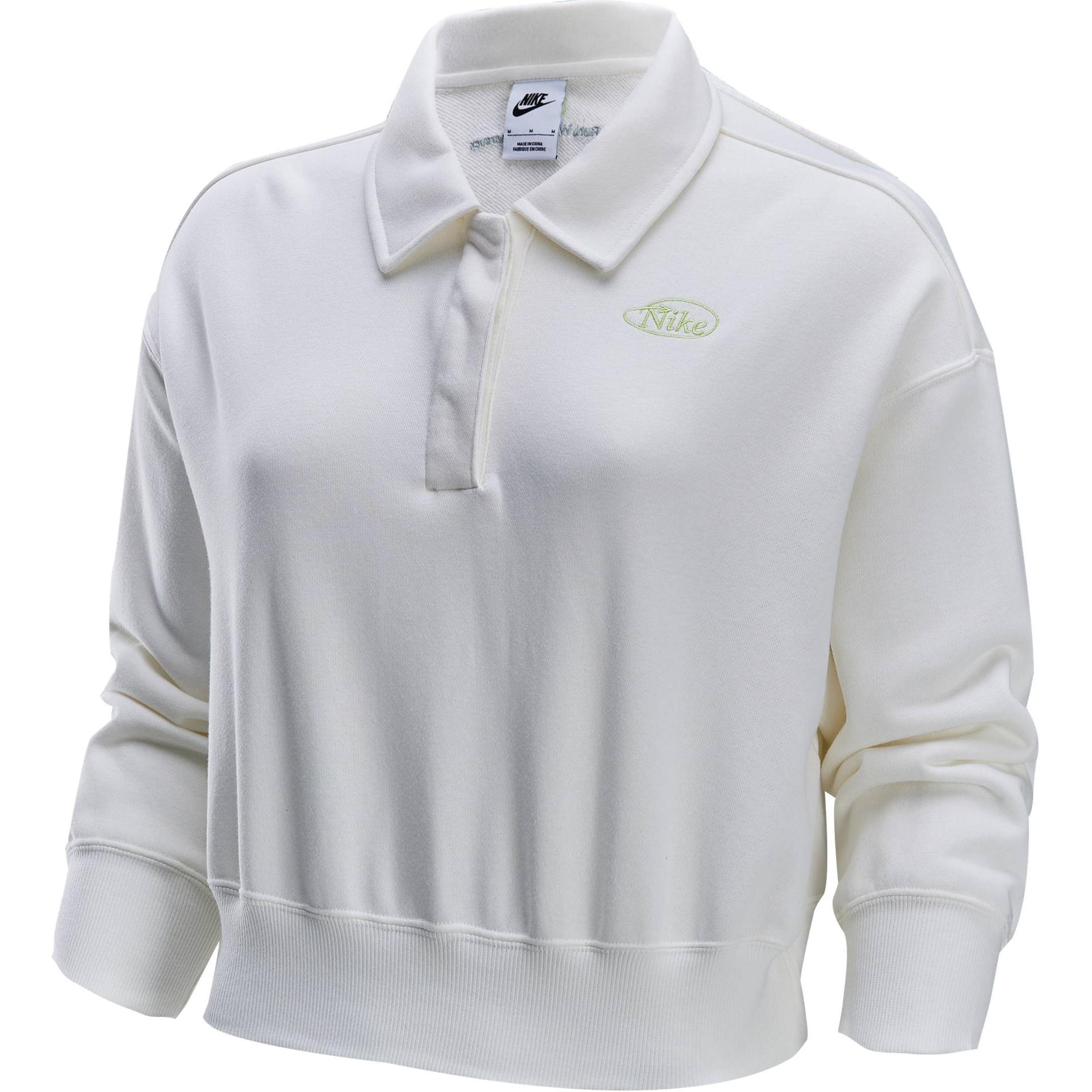 Футболка Nike Sportswear Phoenix Fleece NSW PHOENIX женская Sail White — фото 2