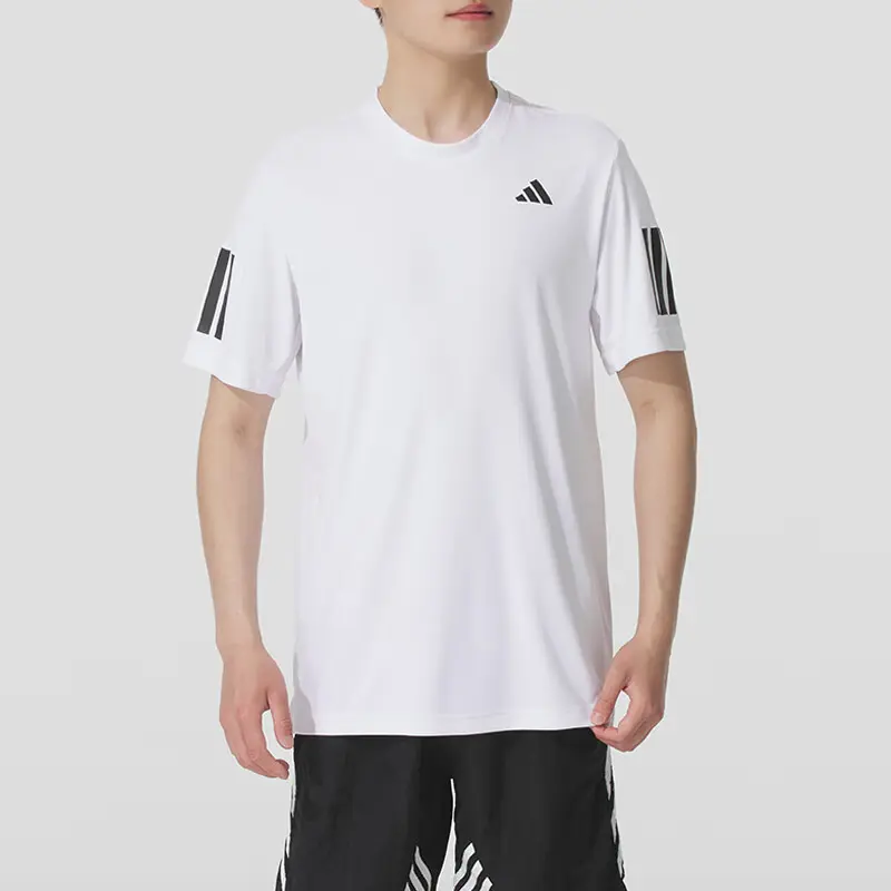 Футболка Club Climacool 3 Stripes Adidas, белый — фото 4