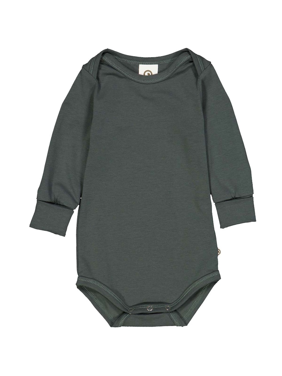 

Комбинезон/боди Müsli by GREEN COTTON, темно-зеленый