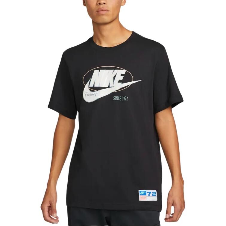 

Одежда Футболка мужская черная Nike, черный