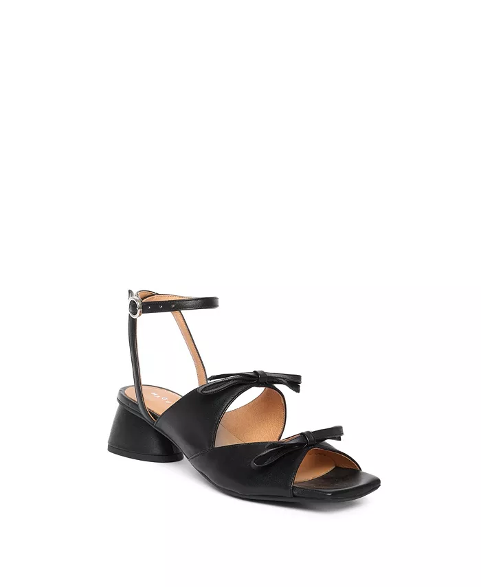 Сандалии на низком каблуке Mira Maguire Shoes, загар/бежевый