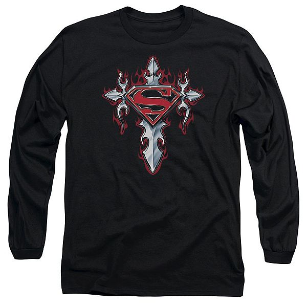 

Футболка с длинным рукавом Superman gothic steel logo Licensed Character