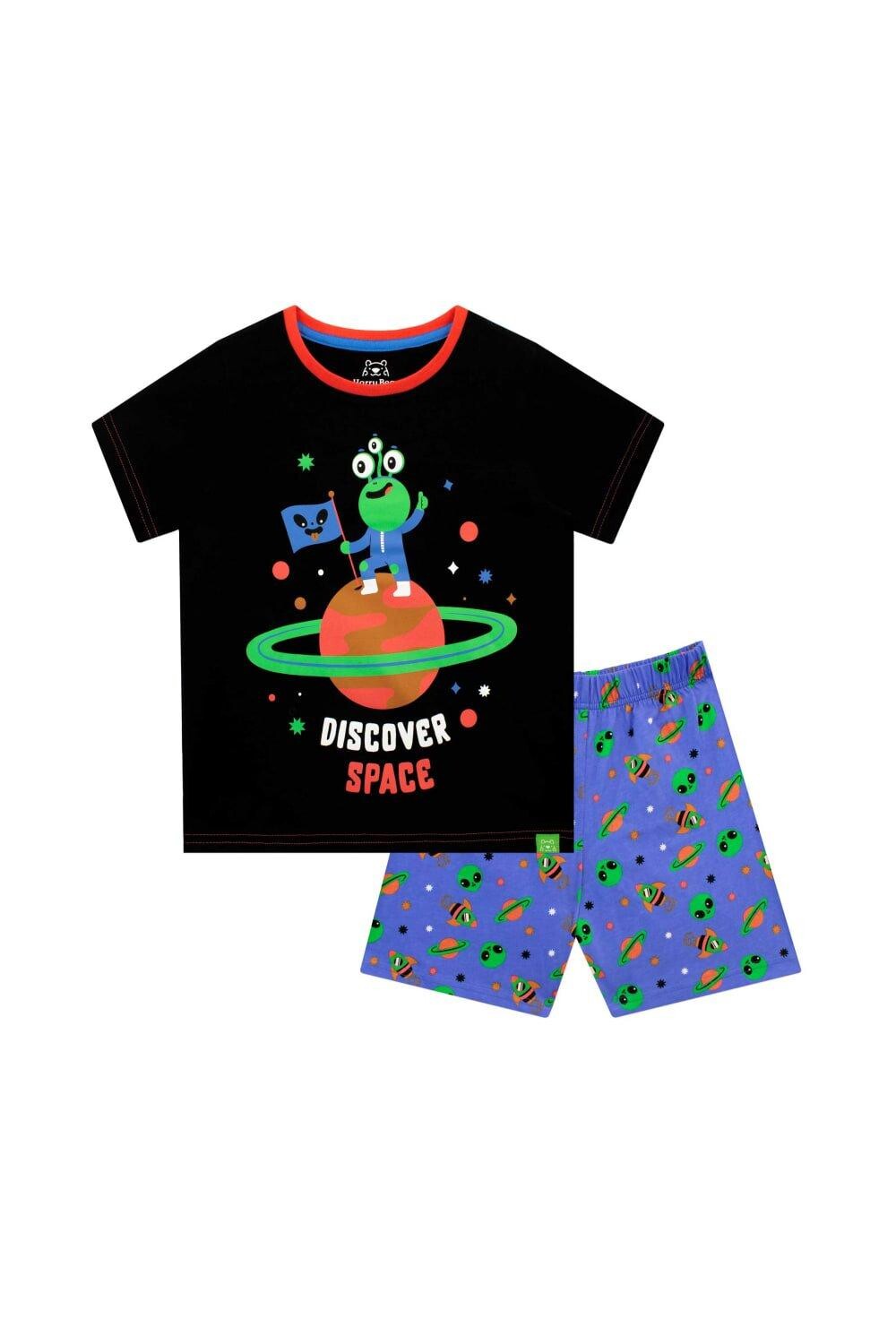 

Короткая пижама Alien Discover Space Harry Bear, черный