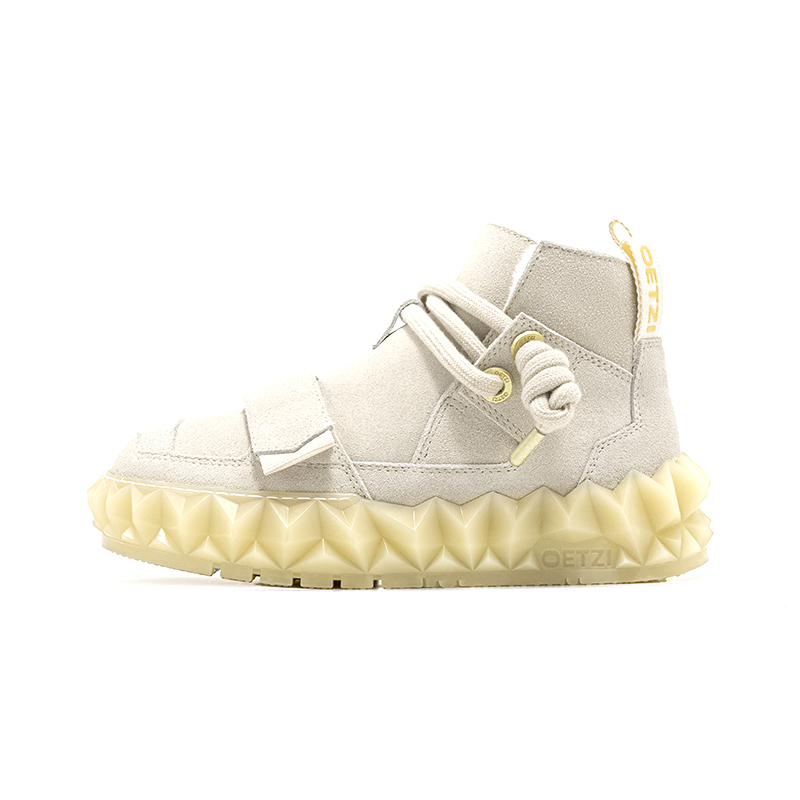

Кроссовки для скейтбординга низкие из коровьей кожи Unisex OETZI, бежевый желтый