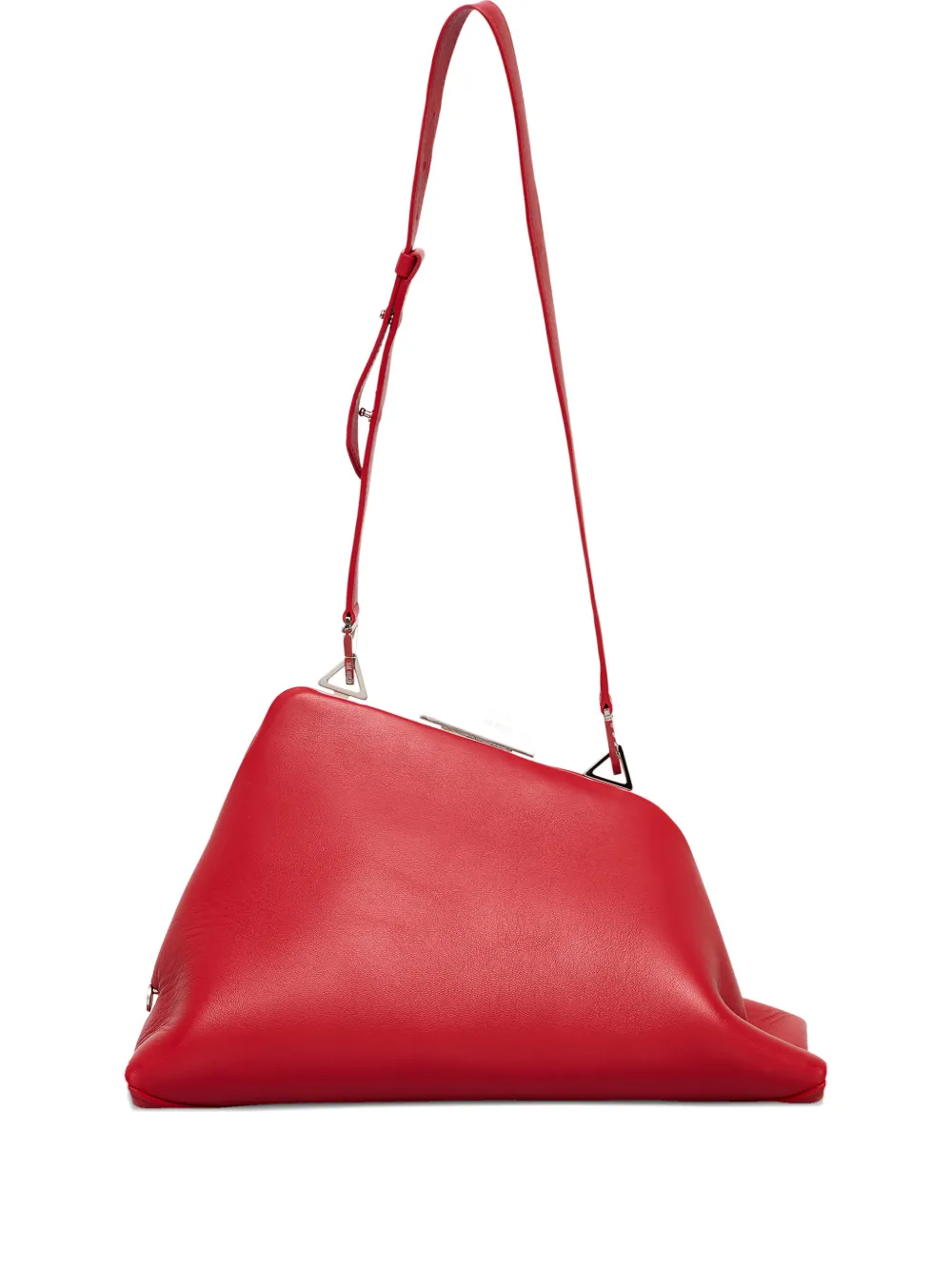 

Сумка на плечо с фурнитурой серебристого оттенка The Attico, красный