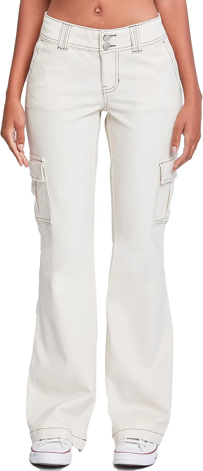 

YMI Women's YMI Jeans: низкая посадка, клёш, карго