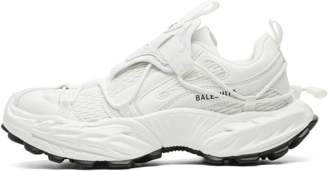 

Стильные кроссовки для мужчин из плотной сетки и синтетических материалов, увеличивающие высоту на 5 см, в стиле уличной моды, с системой шнуровки на фиксаторе Ctkvbmeoi, белый