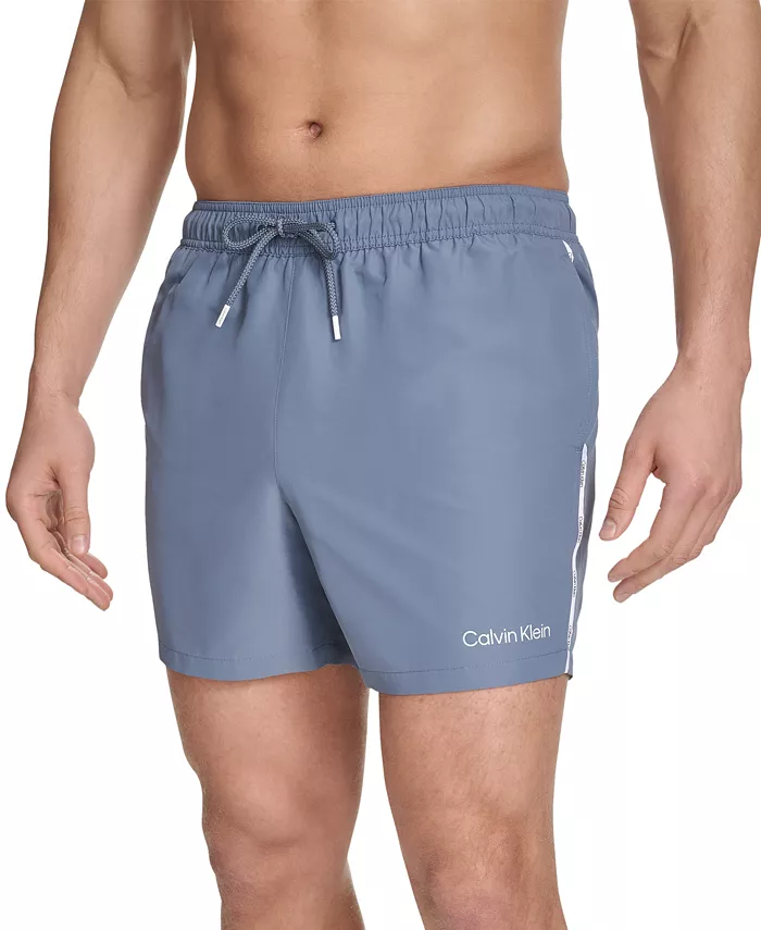 Мужские плавки с цветочным принтом Calvin Klein, синий — фото 3