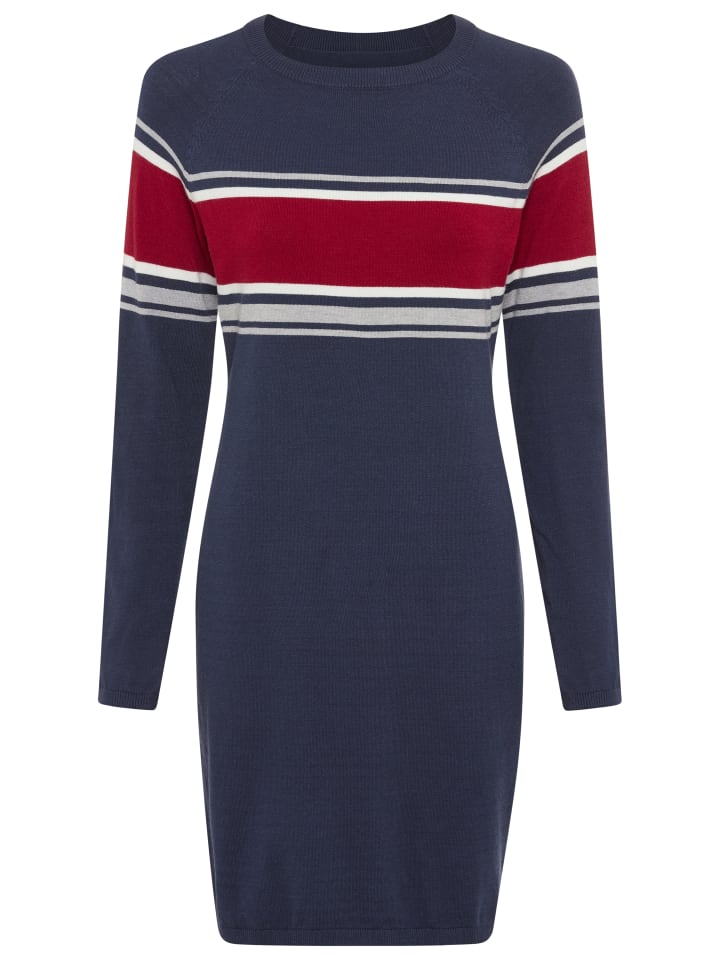 

Laura Scott Вязаное платье темно-синего цвета