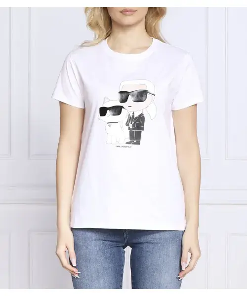 

Футболка Иконик 2.0 Regular fit Karl Lagerfeld, белый