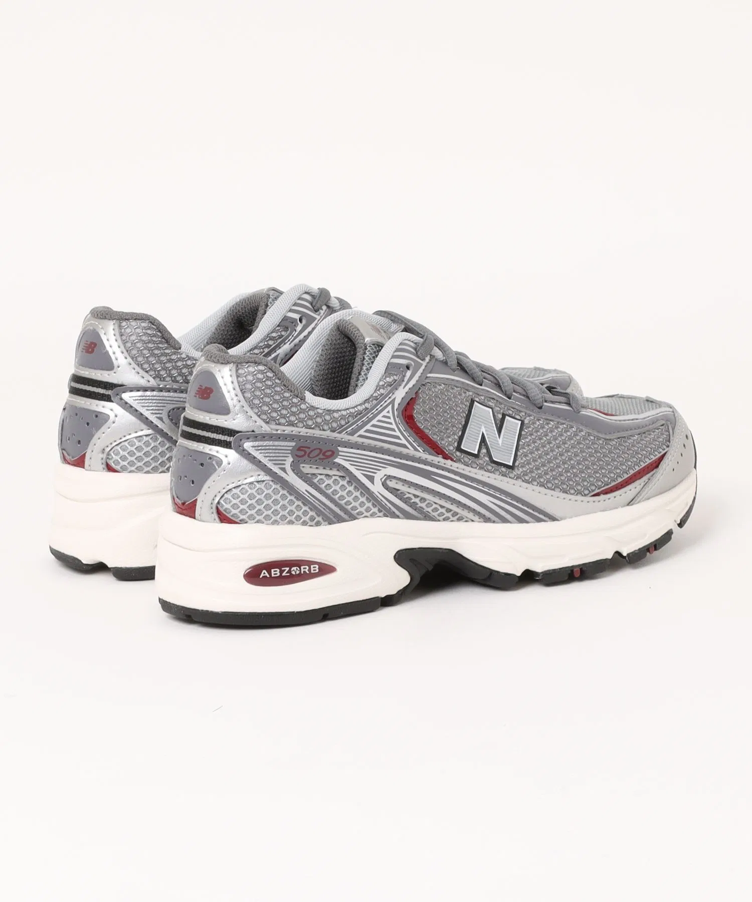 Унисекс кроссовки New Balance U509 серебряные — фото 2