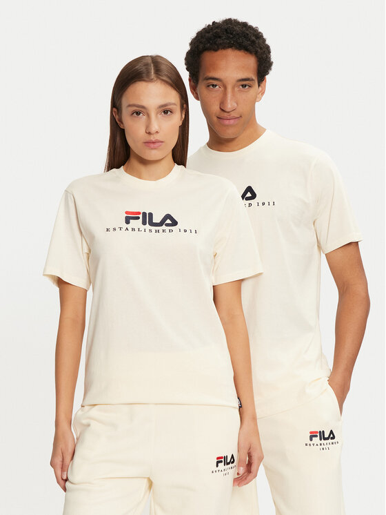 

Футболка стандартного кроя Fila, экрю